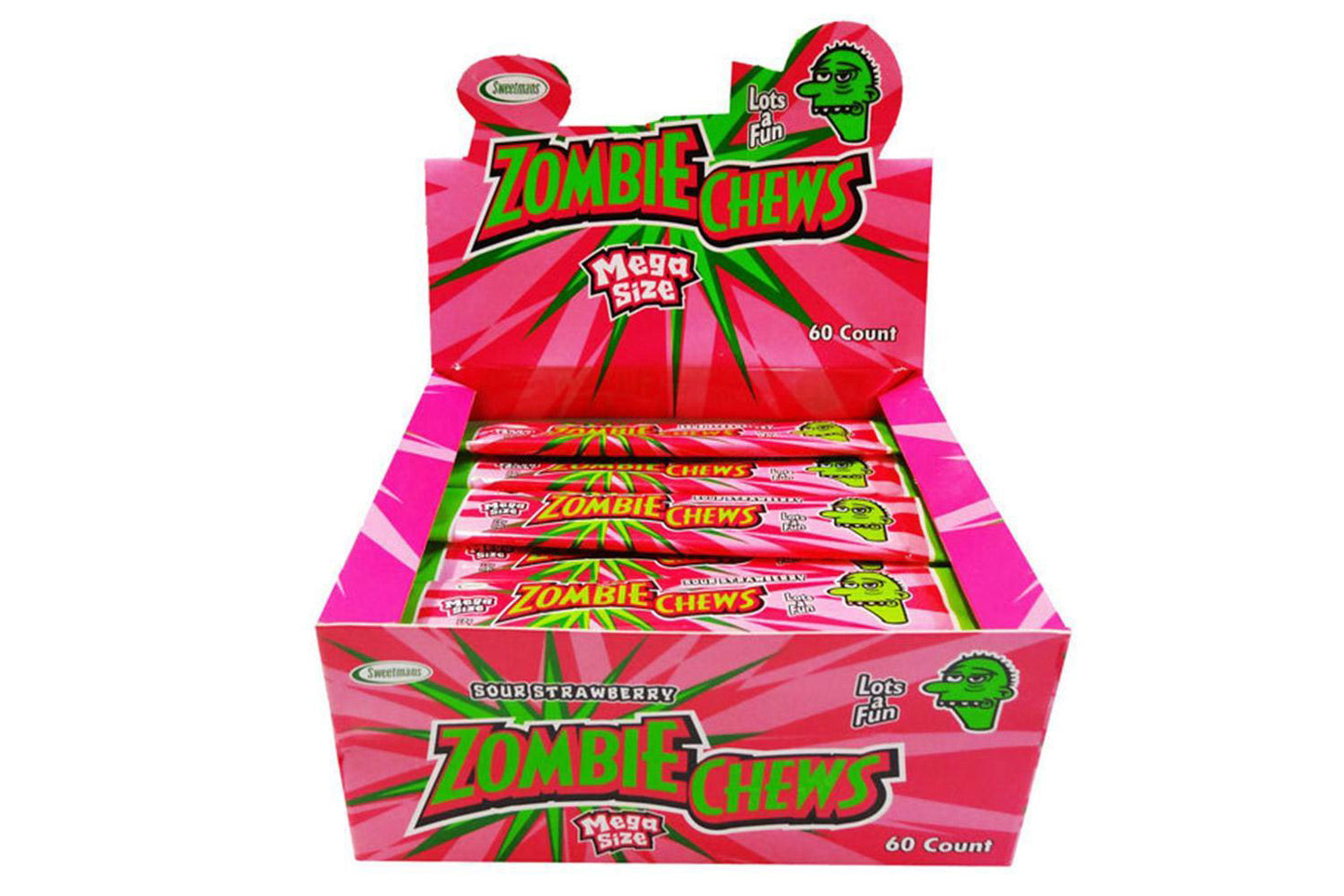 Strawberry Sour Zombie Chews